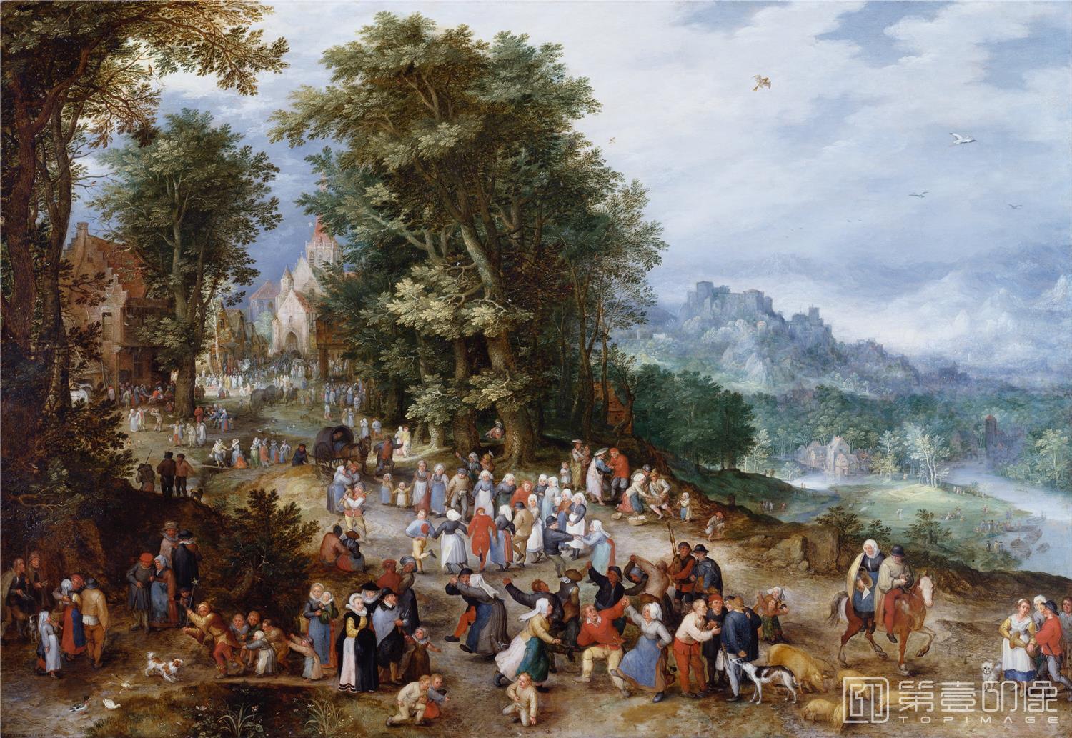 油画-彼得·勃鲁盖尔 Jan Brueghel-038